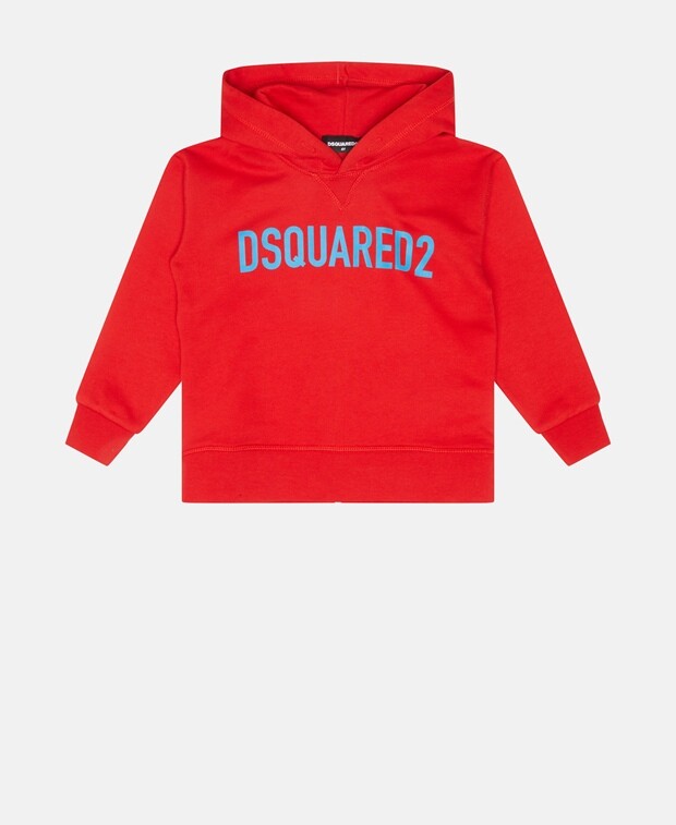

Худи с капюшоном Dsquared2, красный