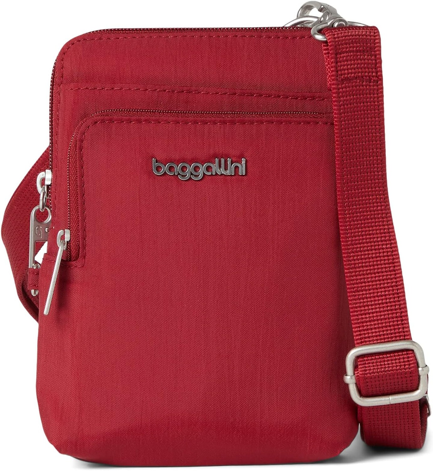 

Кроссбоди с защитой от кражи Baggallini, рубиново-красный