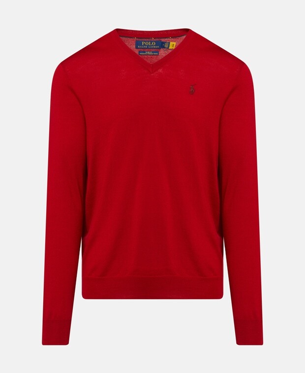 

Шерстяной джемпер Polo Ralph Lauren, красный