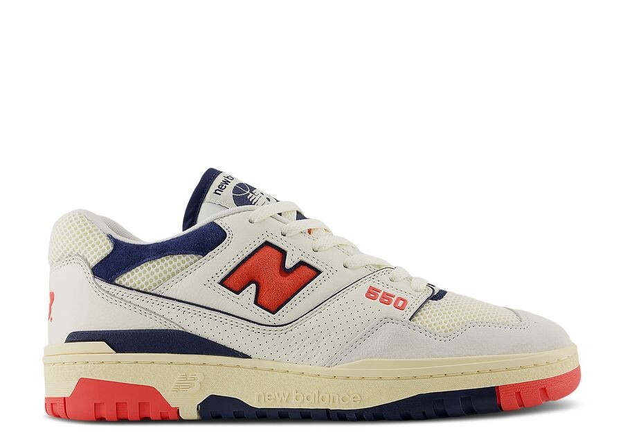 

Кроссовки New Balance 550, цвет Sea Salt Pack Blast Red
