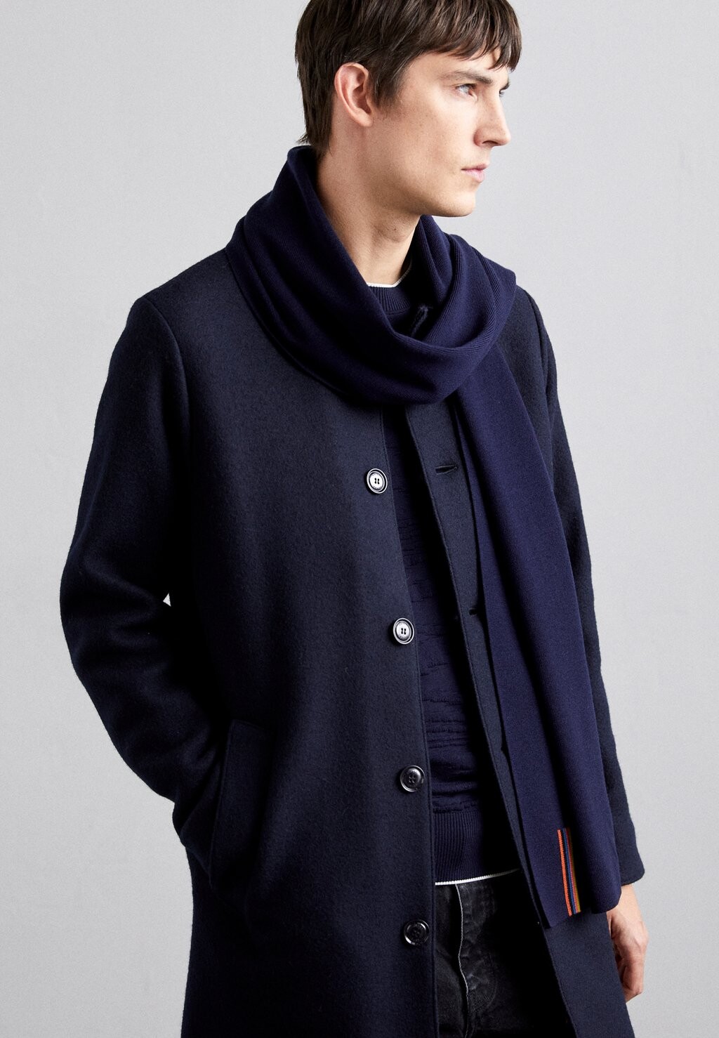 

Шарф ШАРФ ARTIST END UNISEX Paul Smith, синий