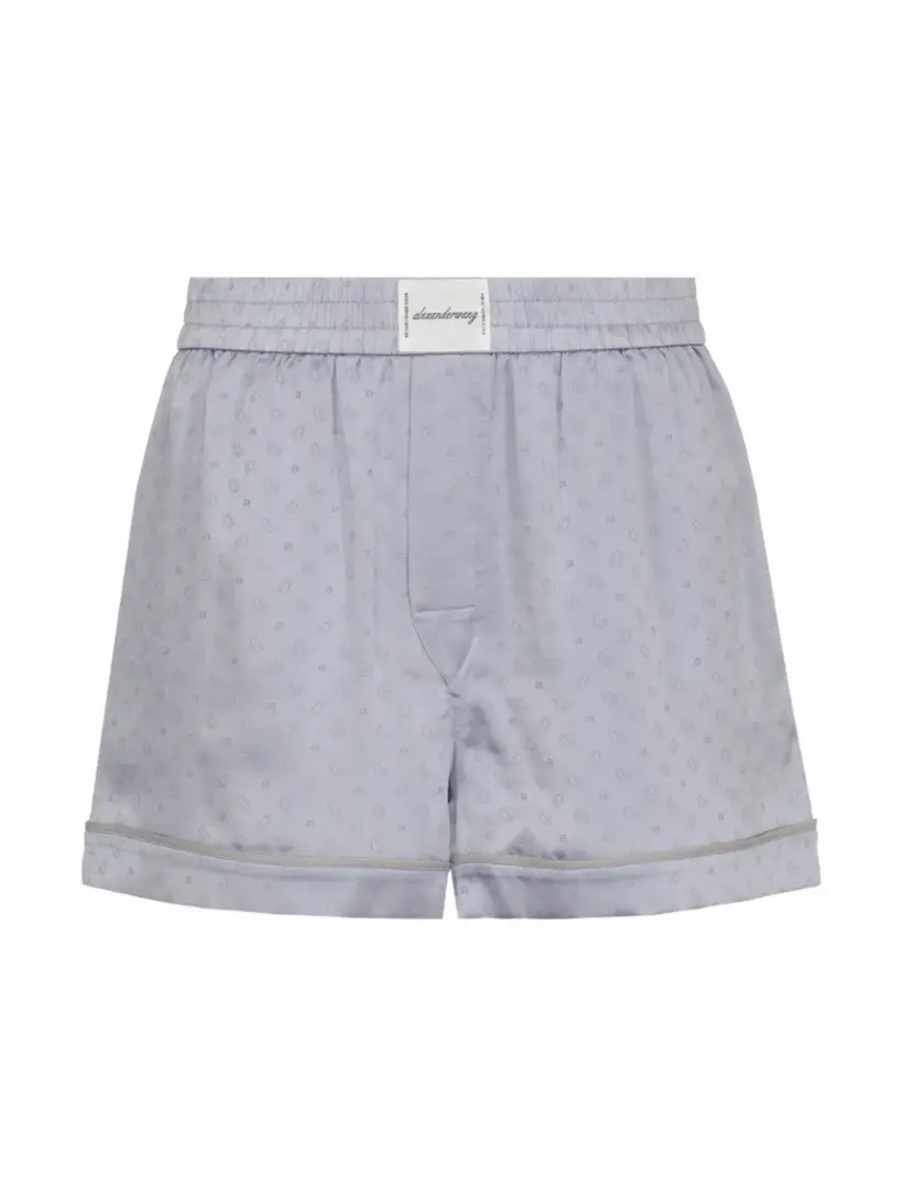

Пижамные шорты с принтом Paisley alexanderwang.t, синий