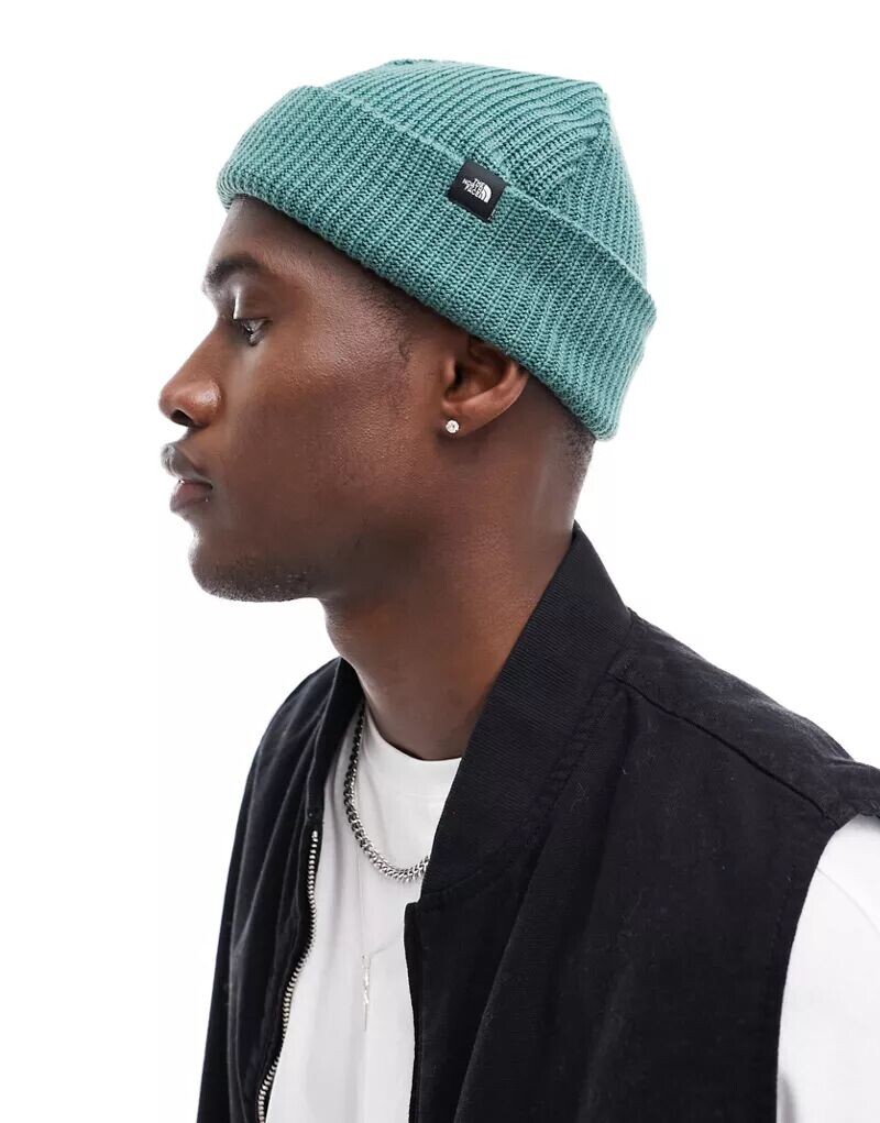 

Зеленая вязаная шапка The North Face Urban Switch
