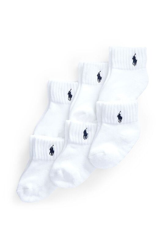 

Детские носки 6 шт. Polo Ralph Lauren, белый