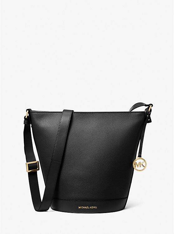 

Сумка Townsend среднего размера из шагреневой кожи Michael Kors, черный