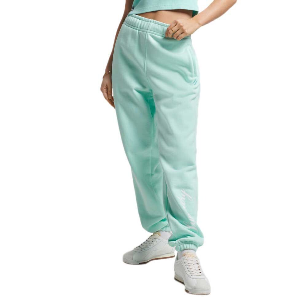 

Джоггеры Superdry Code Script Regular, зеленый