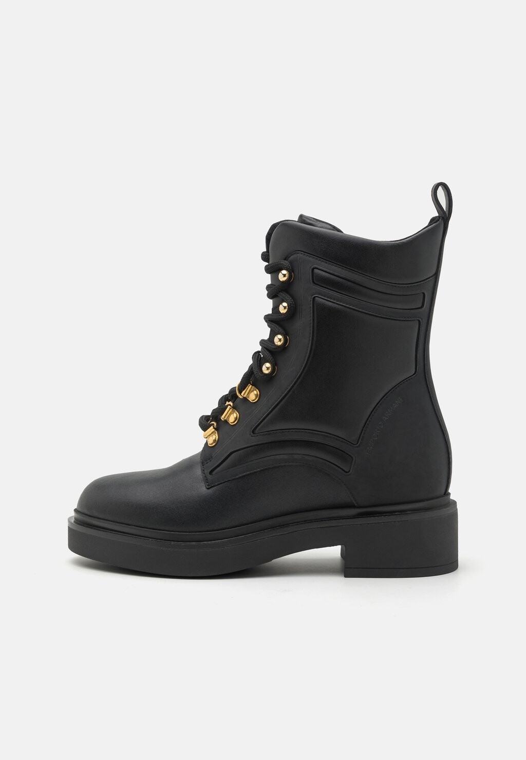

Ботильоны на шнуровке May Lace Up Bootie Emporio Armani, черный