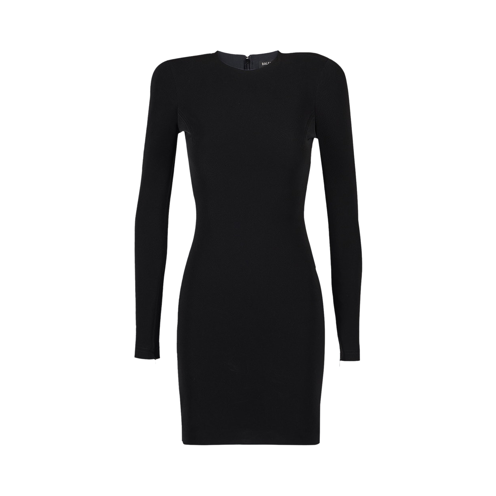Мини-платье из твила Balenciaga, цвет Черный