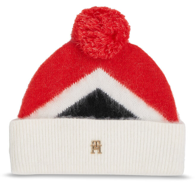 

Шапка Tommy Hilfiger ThEvening Pompom, красный