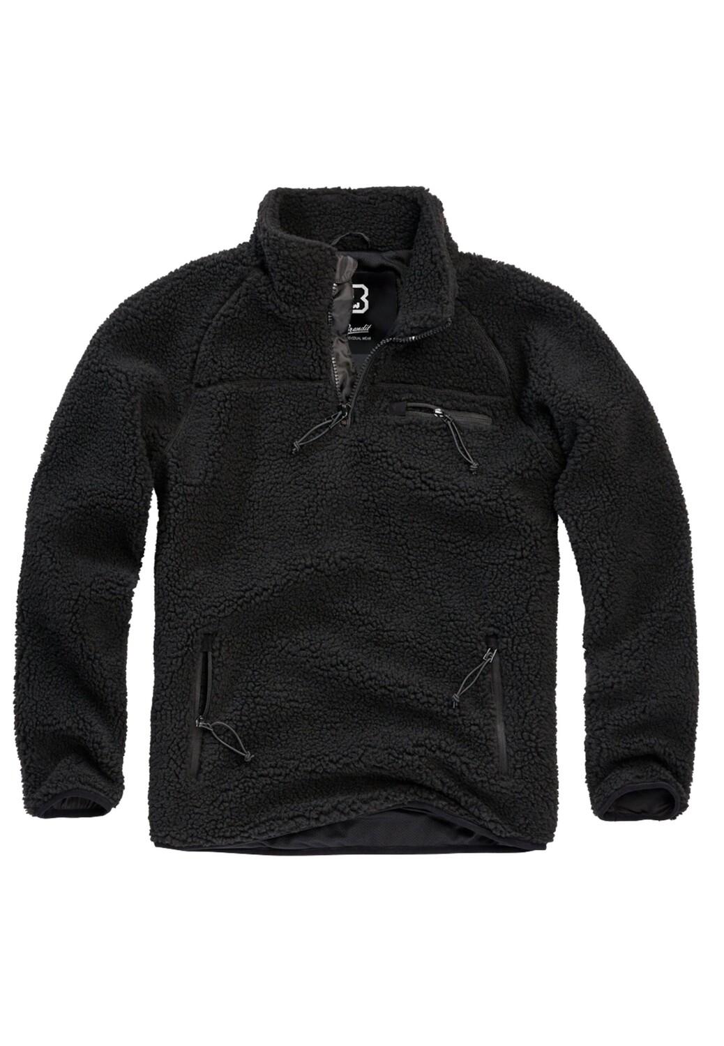 

Толстовка Brandit Zip Kapuzenpullover, черный