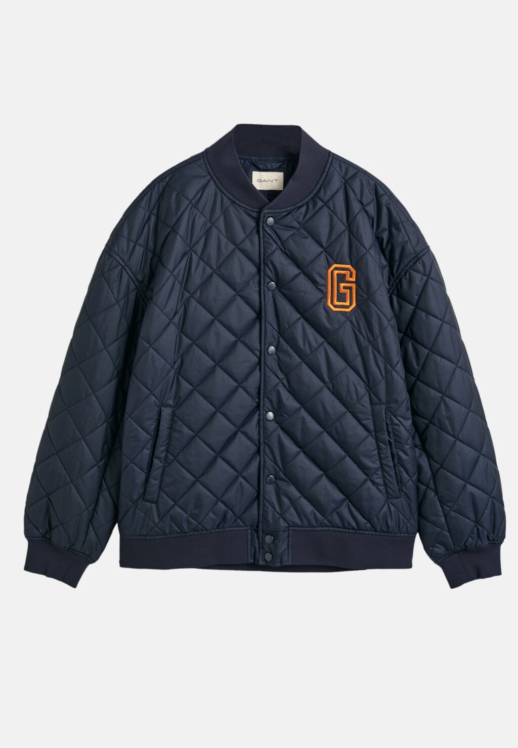 

Куртка межсезонная Quilted Varsity GANT, цвет evening blue