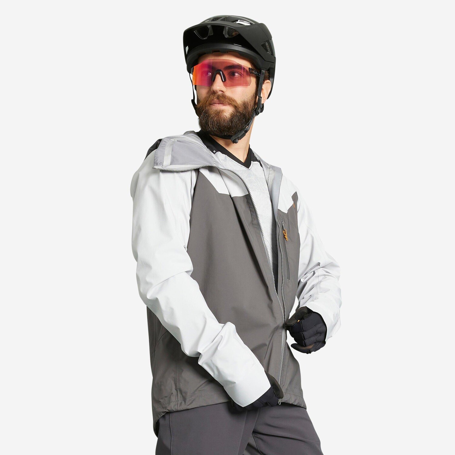

Водонепроницаемая куртка Decathlon All-Mountain Mtb Rockrider, серый