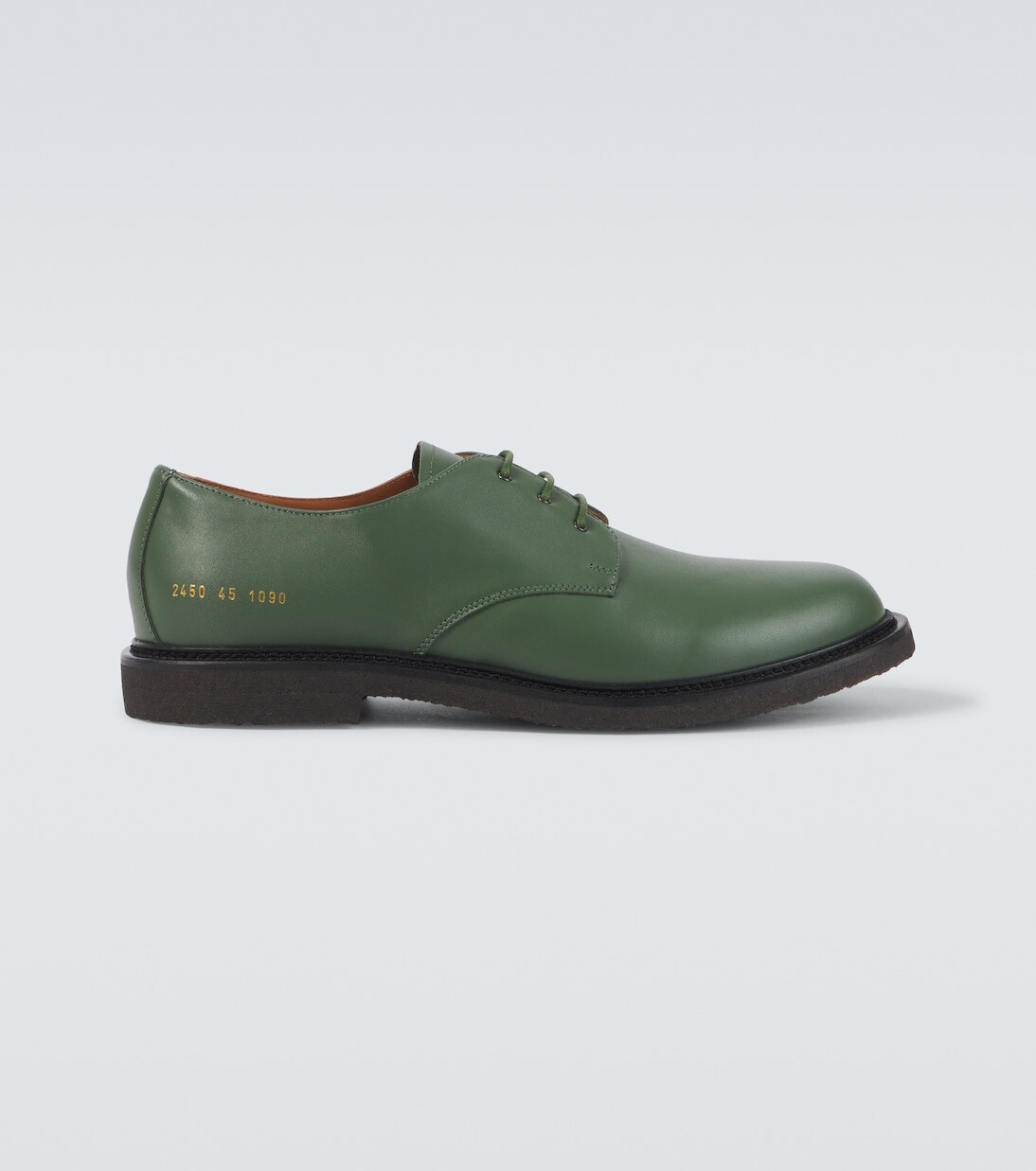 Офицерские кожаные туфли Дерби Common Projects, зеленый