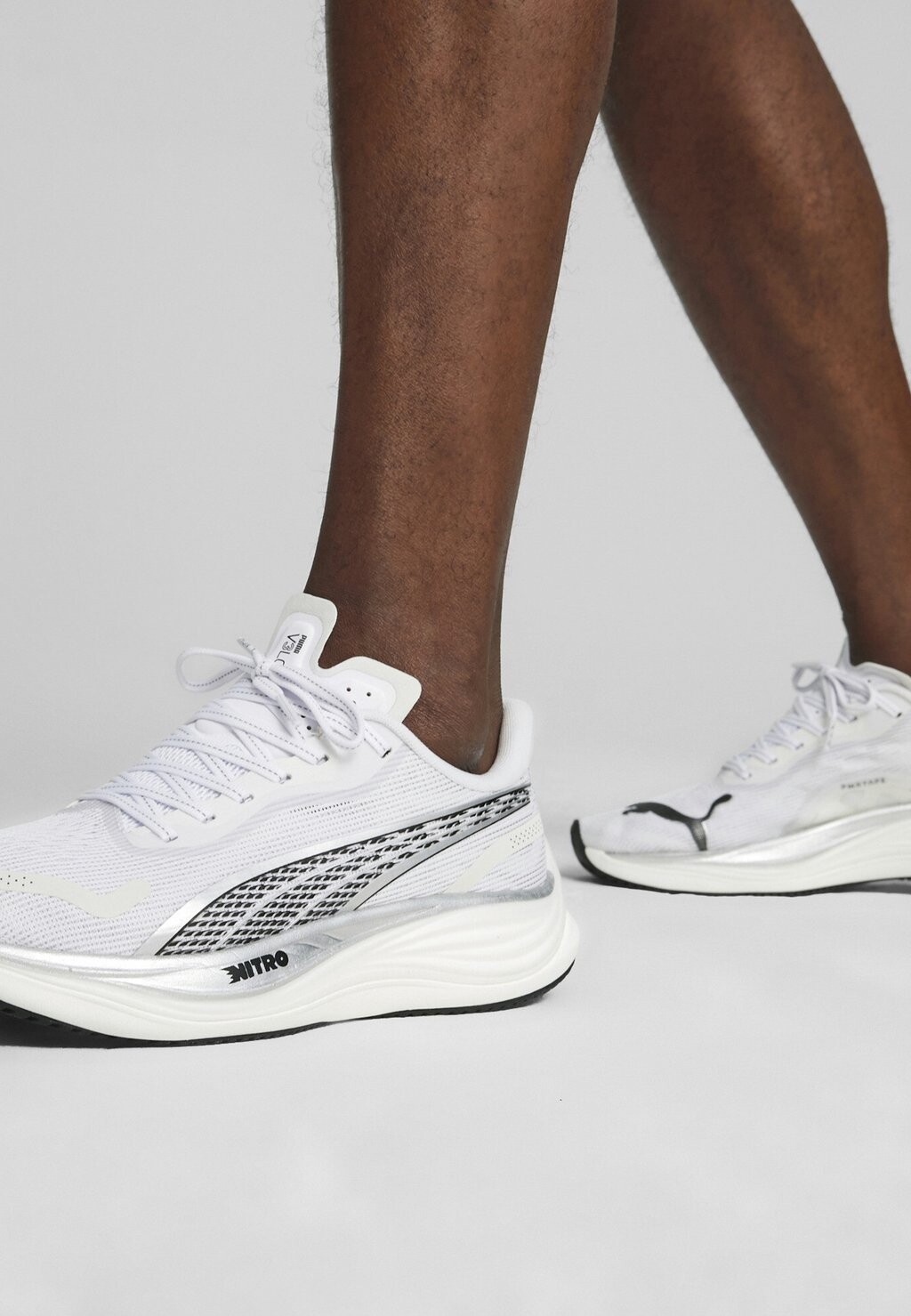 

Нейтральные кроссовки Puma, белый, серебристый, черный