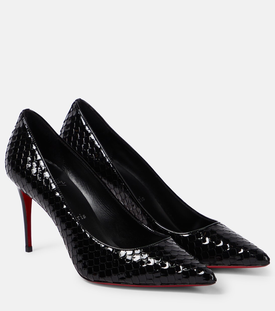 

Туфли kate из кожи с тиснением Christian Louboutin, черный