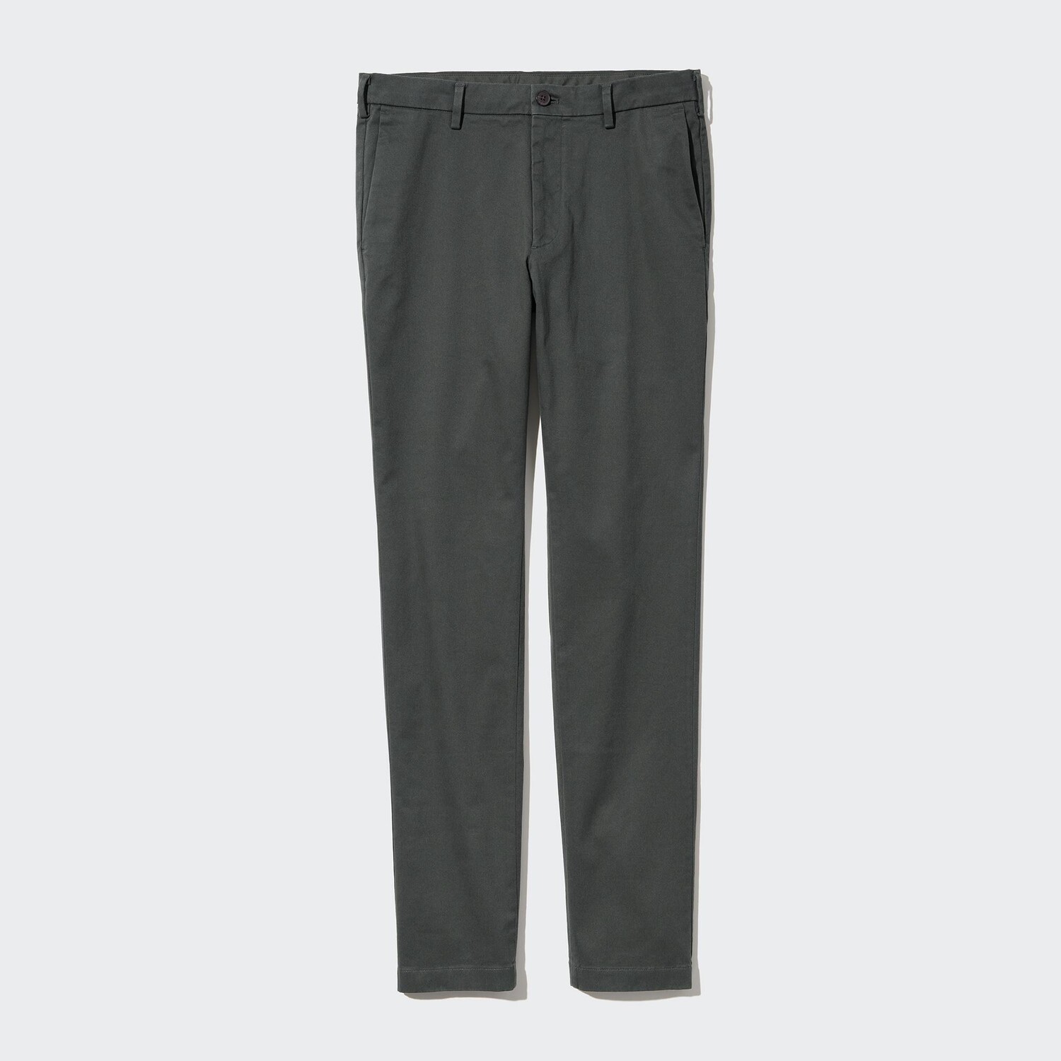 

Узкие брюки-чиносы UNIQLO, оливковый
