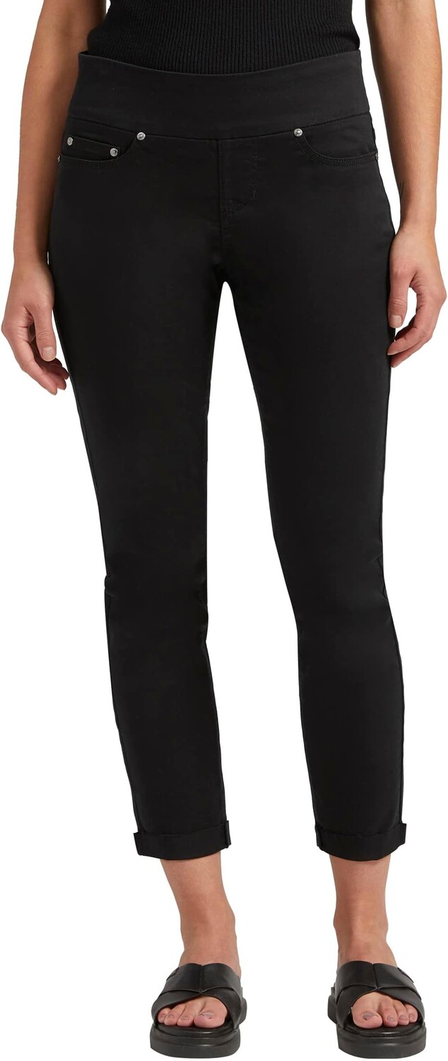

Узкие брюки до щиколотки со средней посадкой Amelia Jag Jeans, черный