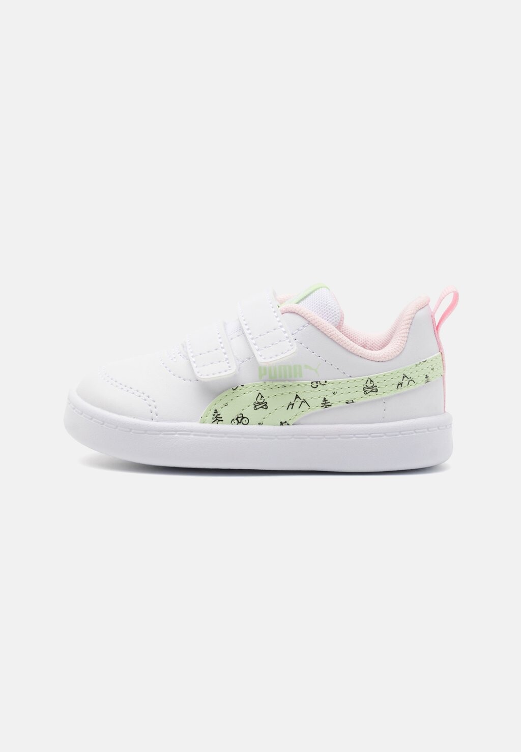 

Кроссовки COURTFLEX WOODS UNISEX Puma, цвет white/green