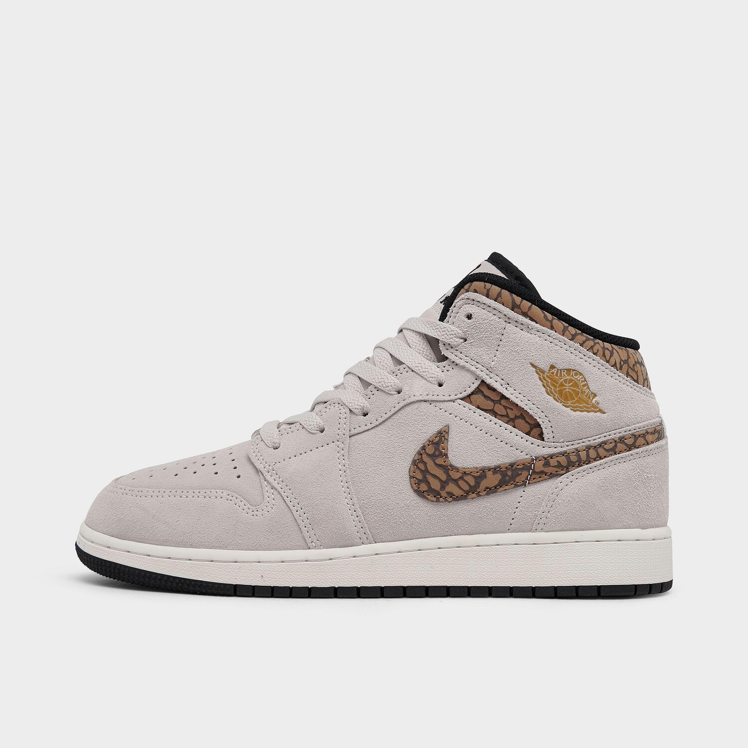 

Повседневная обувь Air Jordan Retro 1 Mid SE для больших детей, серый