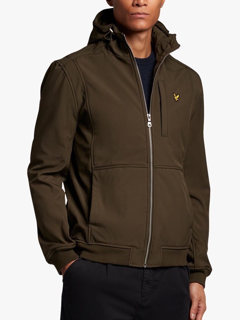 Куртка Lyle & Scott Softshell, оливковая