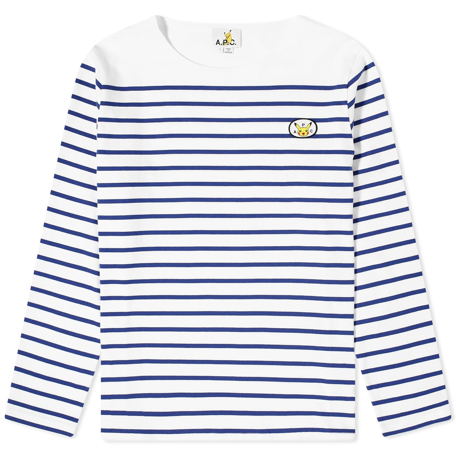 

Футболка A.P.C. X Pokémon Long Sleeve Marine, темно-синий