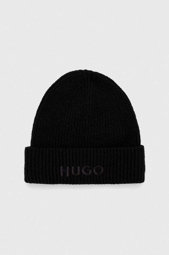 Шапка HUGO из смесовой шерсти Hugo, черный