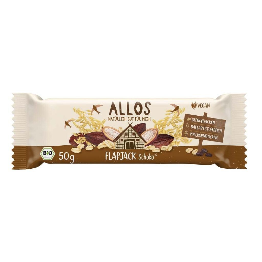 

Allos Flapjack Шоколад - Органический - 50г