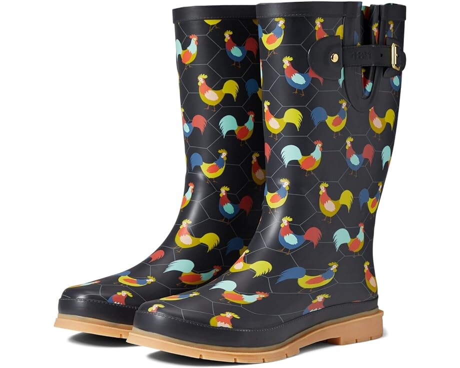 

Ботинки Western Chief Printed Tall Rain Boot, цвет Chicken Plaid