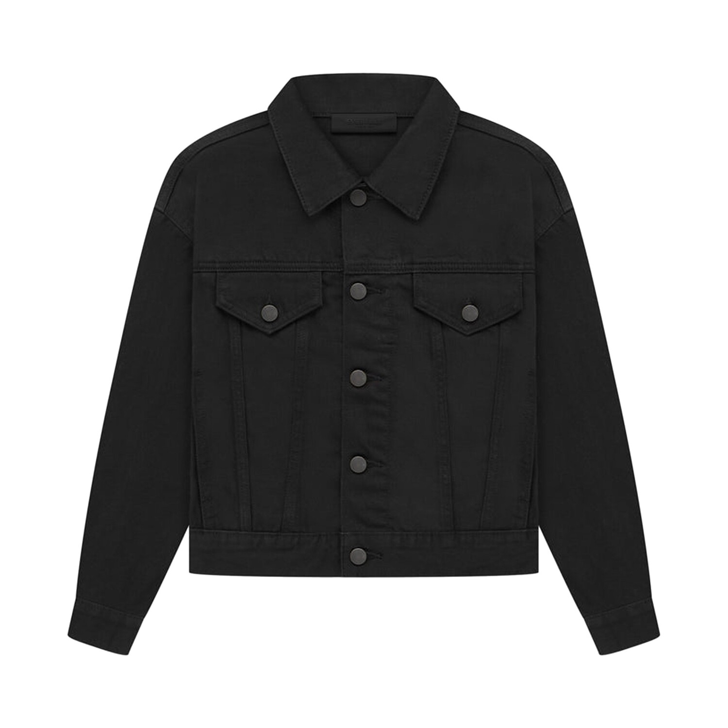 

Детская джинсовая куртка Fear of God Essentials, цвет Черный
