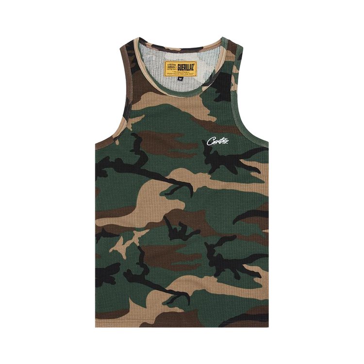 

Майка Corteiz Allstarz Tank Top, цвет Woodland Camo