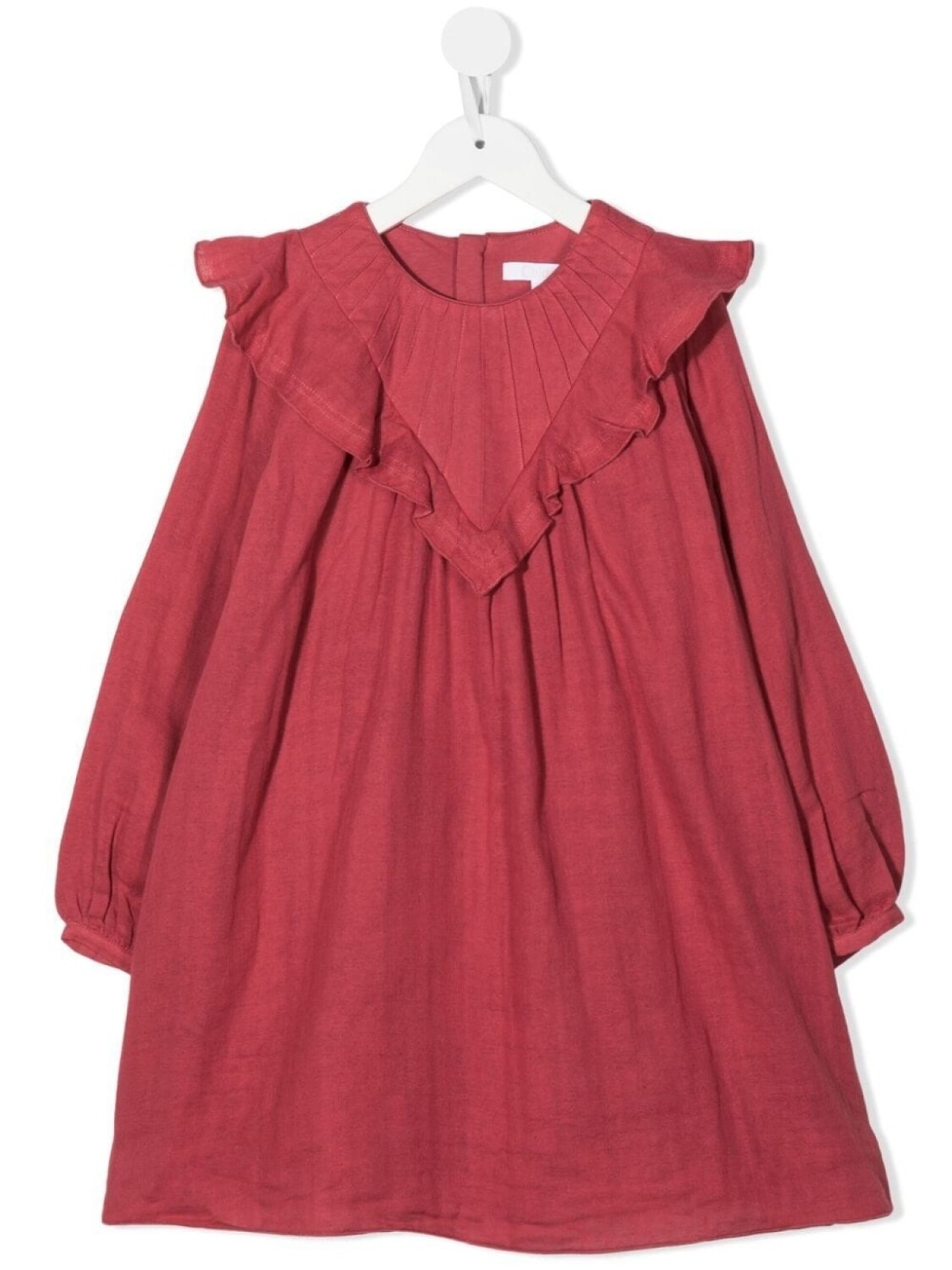 

Chloé Kids платье Ceremony с длинными рукавами, розовый
