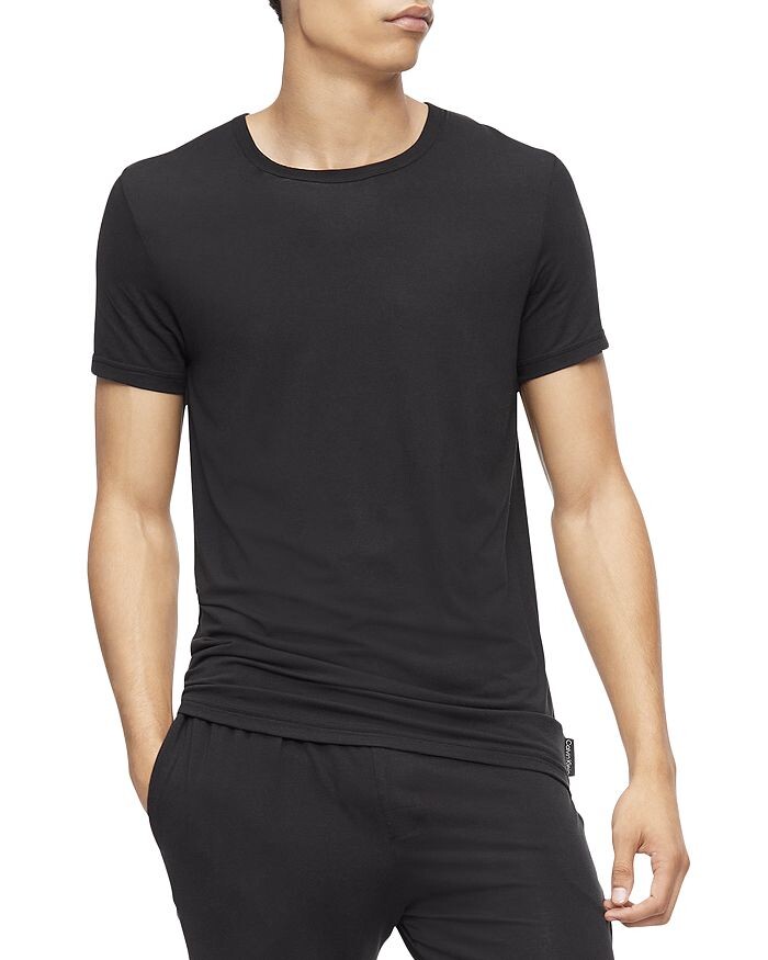 

Футболка Ultra Soft Stretch Solid Calvin Klein, Черный