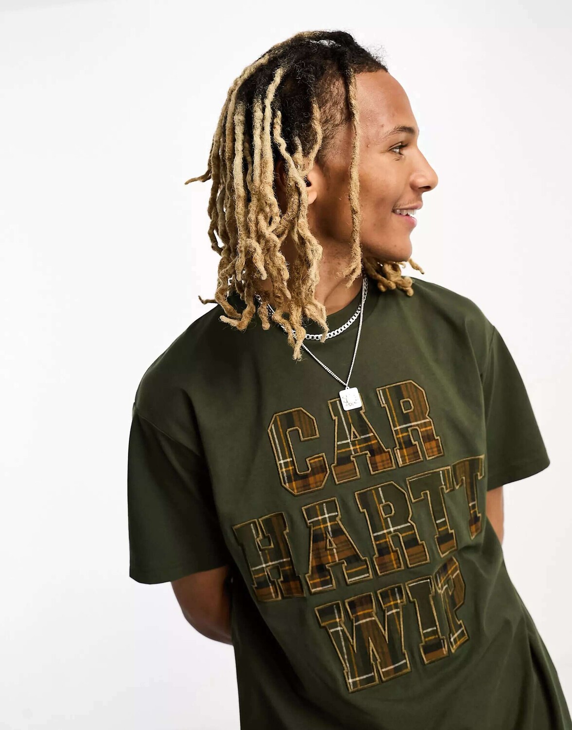 

Зеленая футболка Carhartt WIP wiles, Зеленый