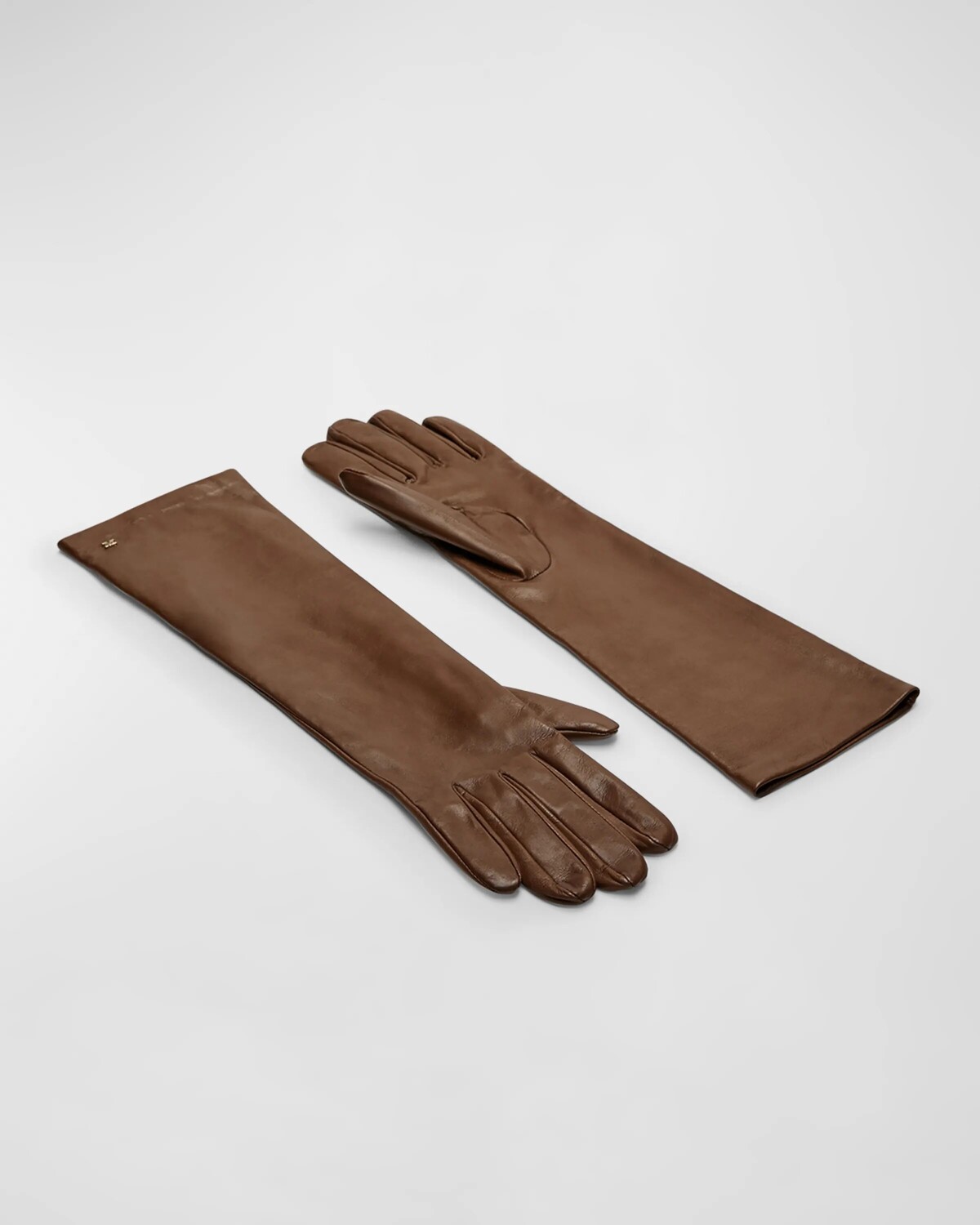 

Afidee Коричневые кожаные перчатки из ягненка Max Mara, цвет Brown Bordeaux