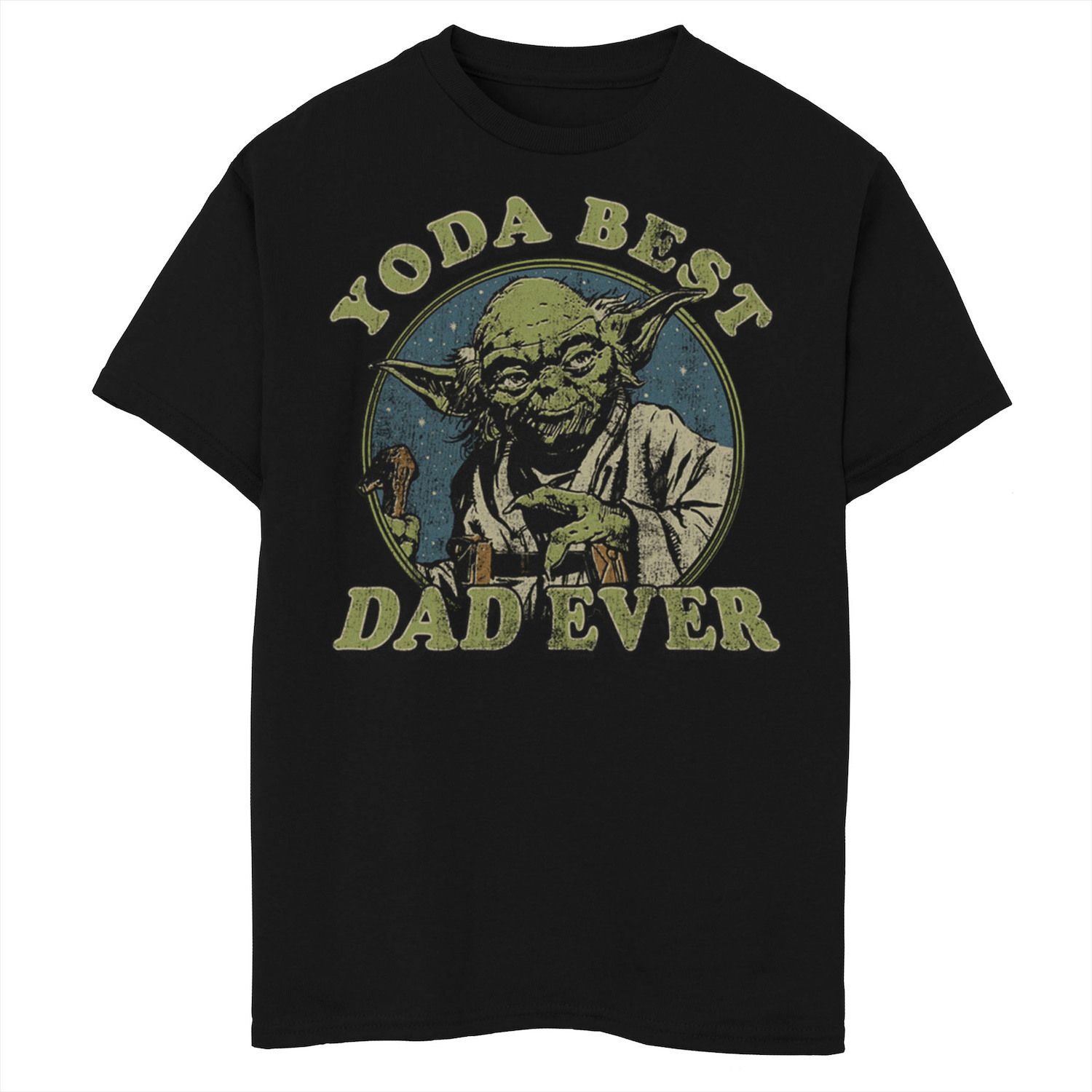 

Футболка с рисунком Yoda Best Dad Ever для мальчиков 8–20 лет Licensed Character