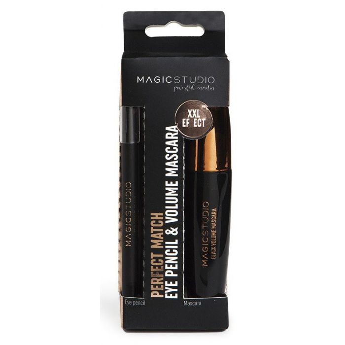 Набор косметики Kit Lápiz de Ojos y Máscara de Pestañas Perfect Match Magic Studio, Negro