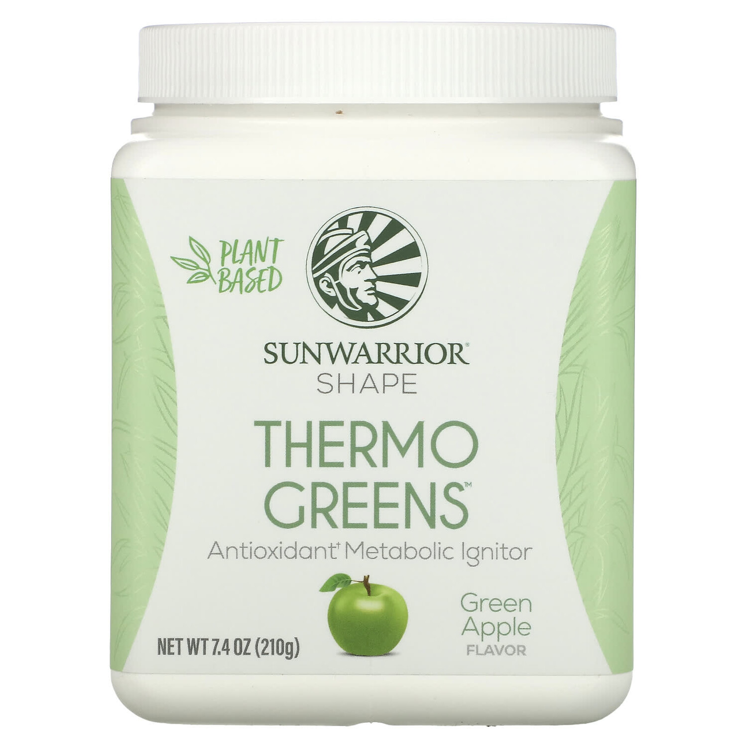 

Shape, Thermo Greens, зеленое яблоко, 210 г (7,4 унции), Sunwarrior