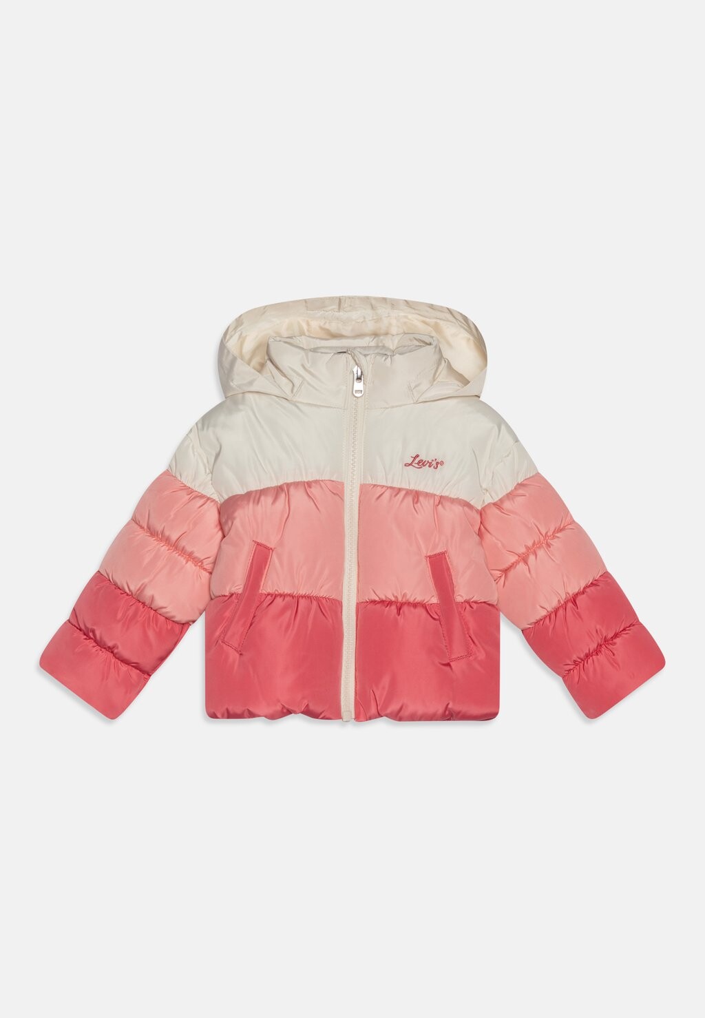 

Зимняя куртка COLOR BLOCK PUFFER Levi's, цвет rapture rose