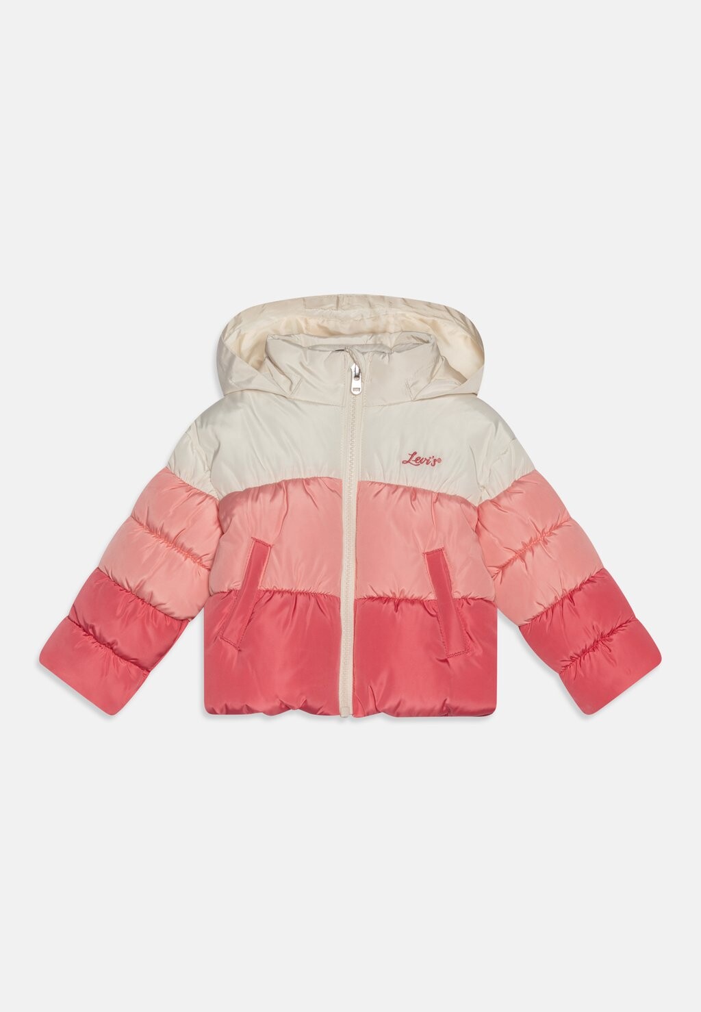 Зимняя куртка COLOR BLOCK PUFFER Levi's, цвет rapture rose зимняя куртка color block blend bershka белый