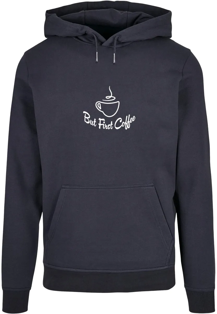 

Толстовка с капюшоном Merchcode " Merchcode Men's But First Coffee Basic Hoody", цвет морской волны