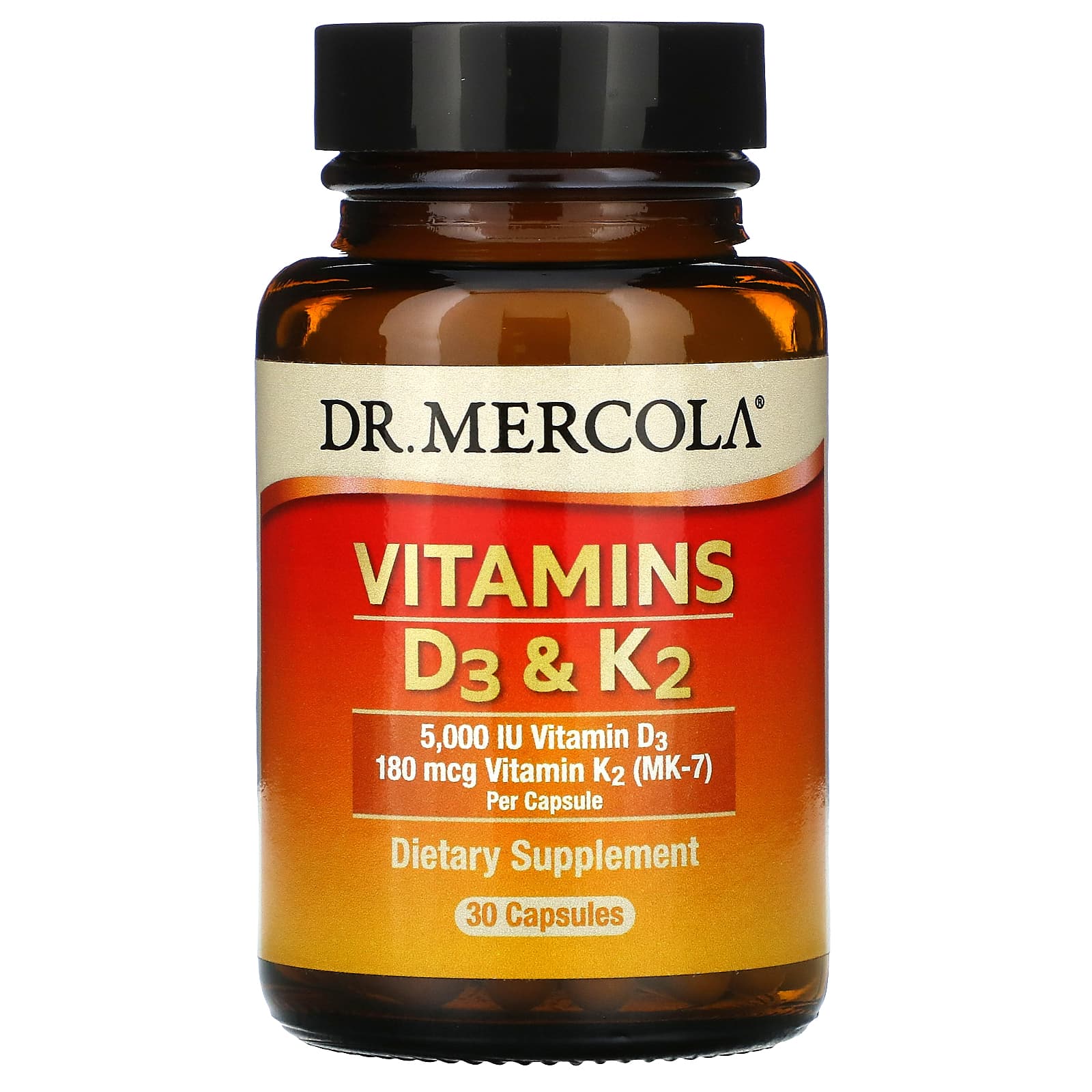 

Витамины D3 и K2, 30 капсул, Dr. Mercola