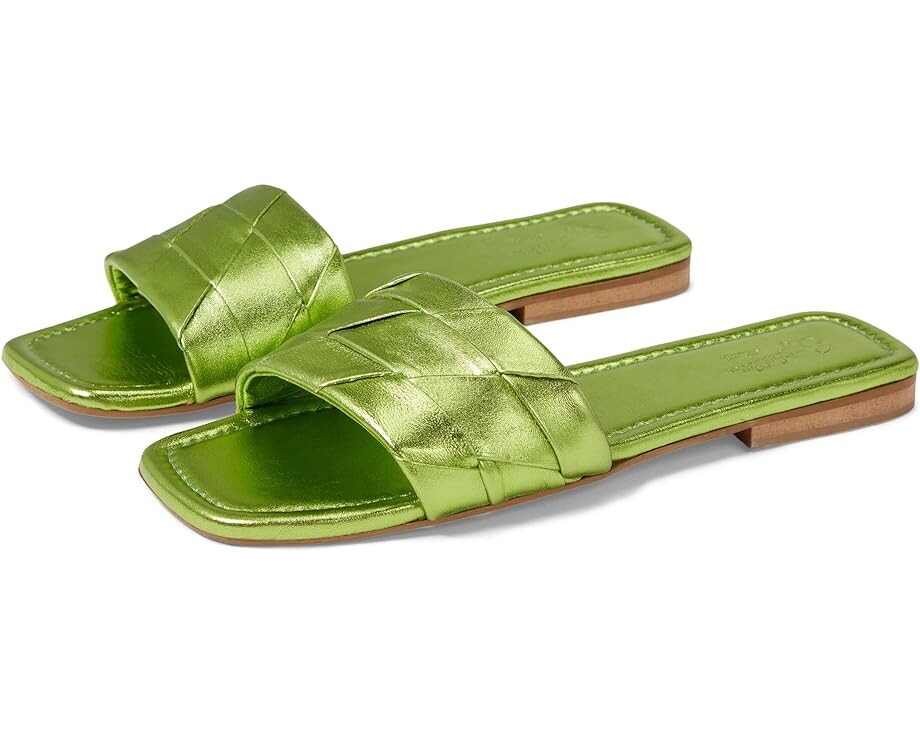 Сандалии Seychelles Portland, цвет Lime Metallic Leather