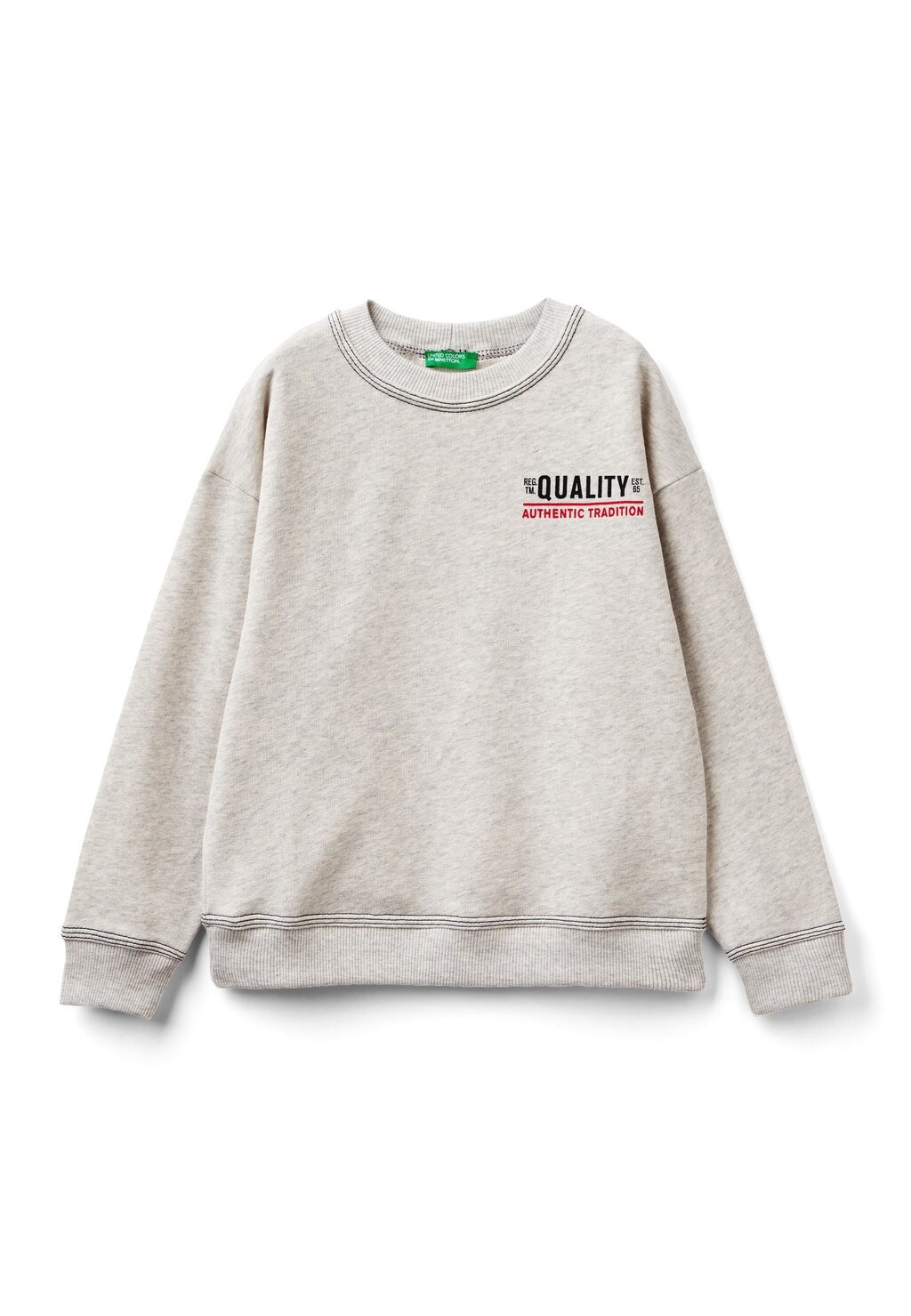 

Толстовка OVERSIZED United Colors of Benetton, цвет cream
