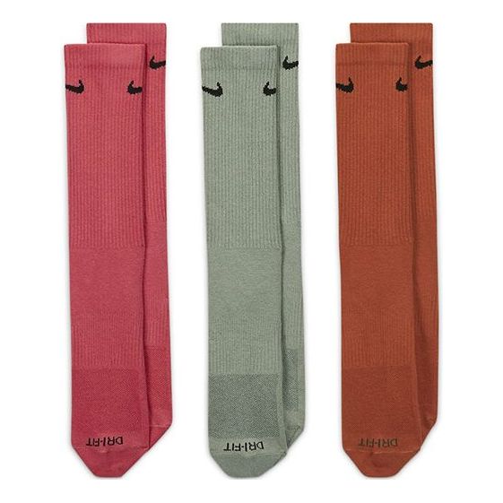 Носки Nike Training Sports Socks Couple Style 3 Pairs Multicolor, мультиколор