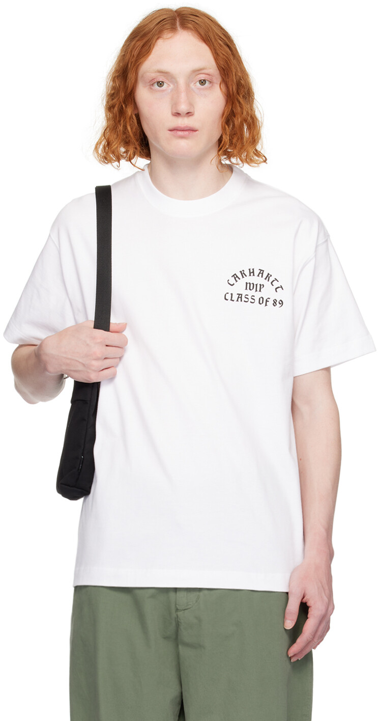 

Белая футболка «Класс 89» Carhartt Work In Progress