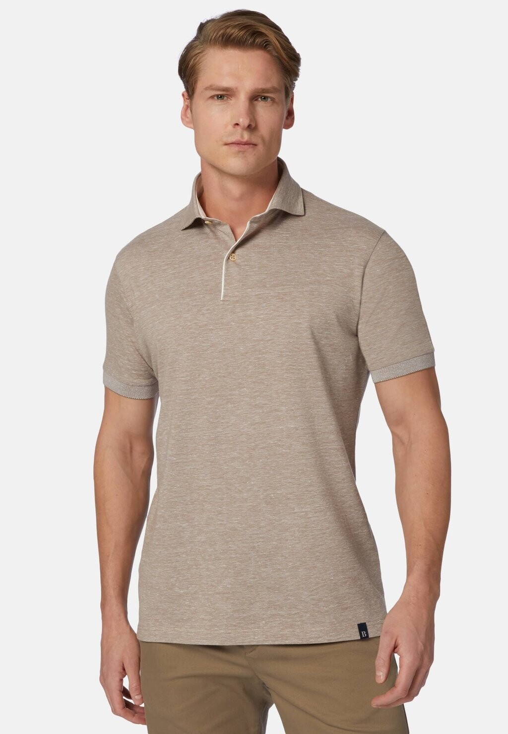 

Рубашка-поло REGULAR FIT Boggi Milano, цвет beige
