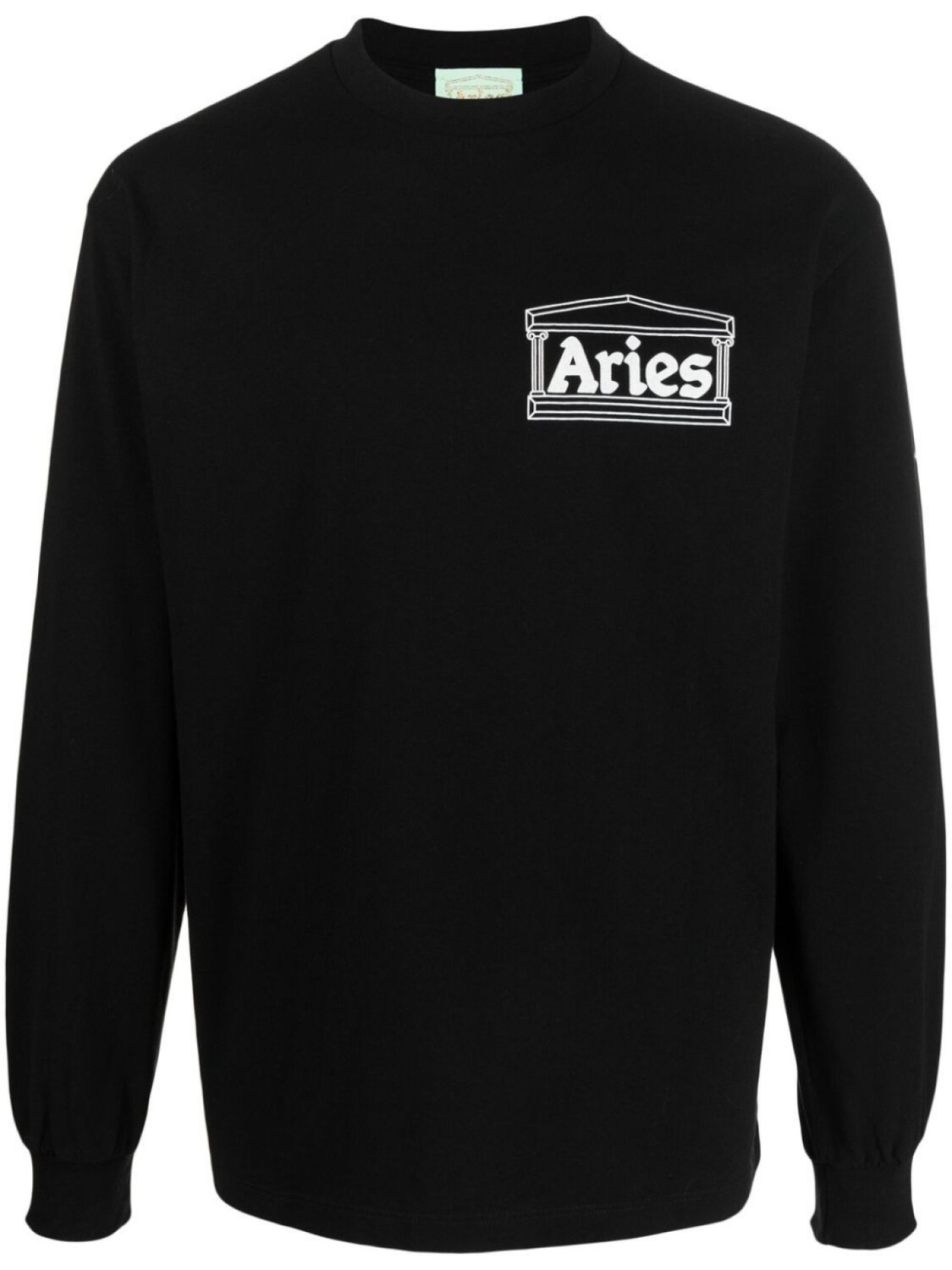 

Aries футболка с длинными рукавами и логотипом, черный