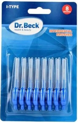 

Межзубные щетки с ручкой типа I, 8 шт. Dr. Beck, Inna marka