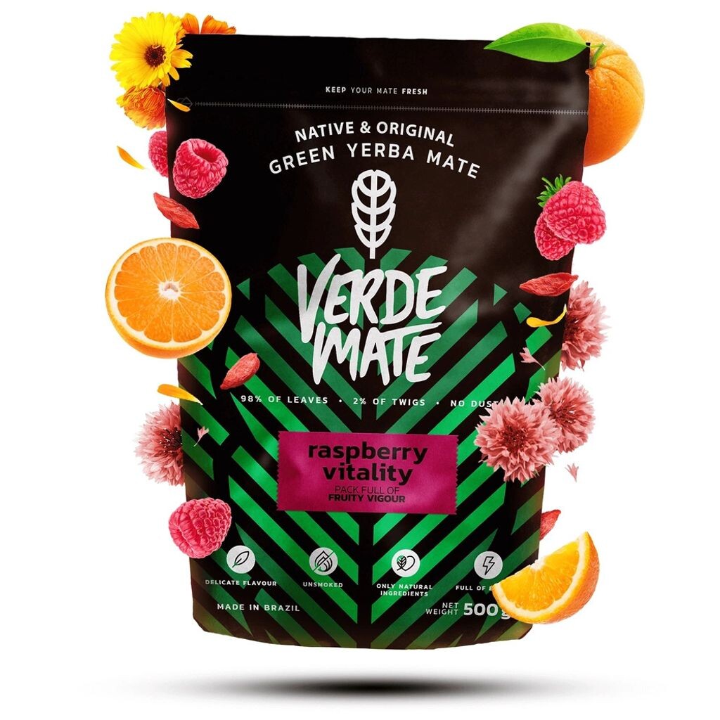 

Verde Mate Зеленая малина Vitality 0,5кг