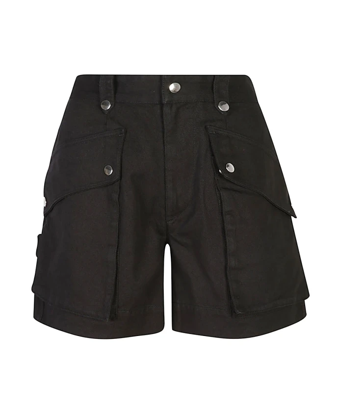 

Шорты с высокой талией Isabel Marant Étoile, черный